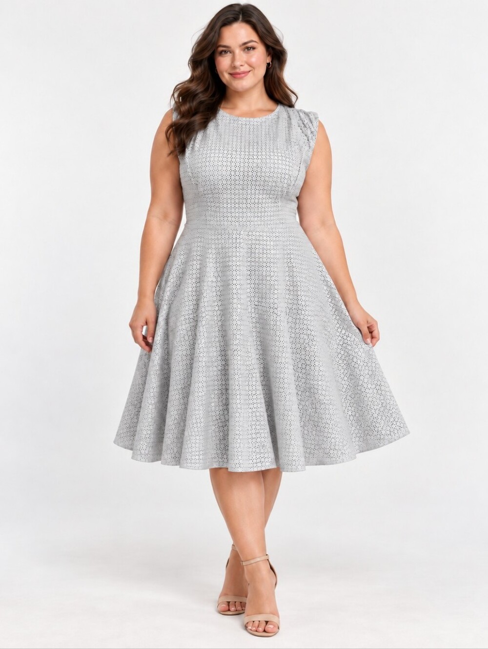 NWT THE LIMITED EYELET DRESS SZ 1X RV $109!